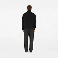 Quilted Thermoregulated Harrington Jacket in Black - Men | Burberry® Official