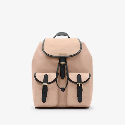 Nylon Backpack in Rose beige - Women | Burberry® Official