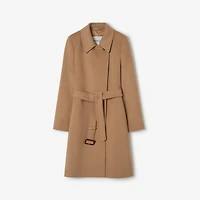 Cashmere Coat in Camel melange - Women | Burberry® Official