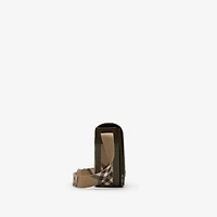 Mini Tavistock Crossbody Bag in Military green - Men, Cotton | Burberry® Official