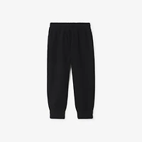 EKD Cotton Jogging Pants in Black | Burberry® Official