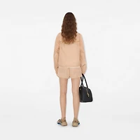 Nylon Cotton Jacket in Teacup - Women | Burberry® Official