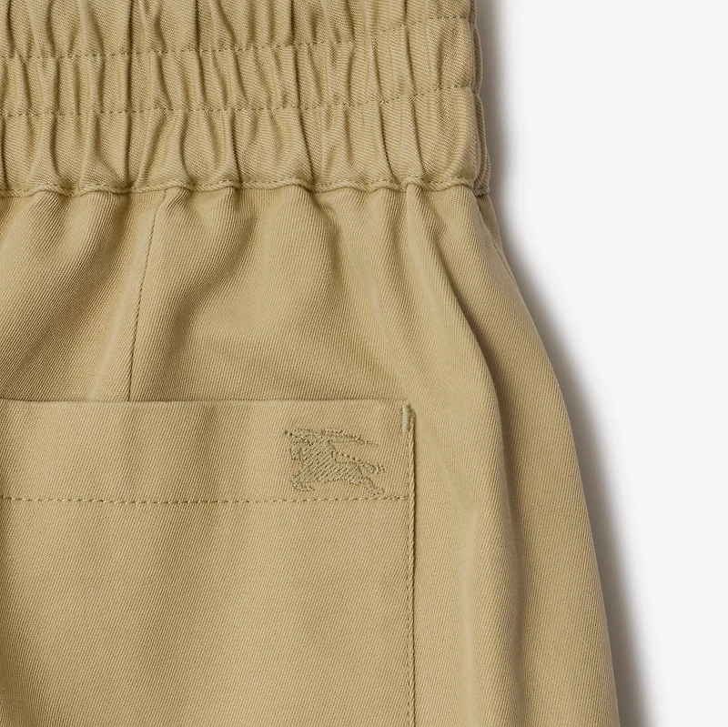 Gabardine Shorts in Hamper beige - Men, Cotton | Burberry® Official