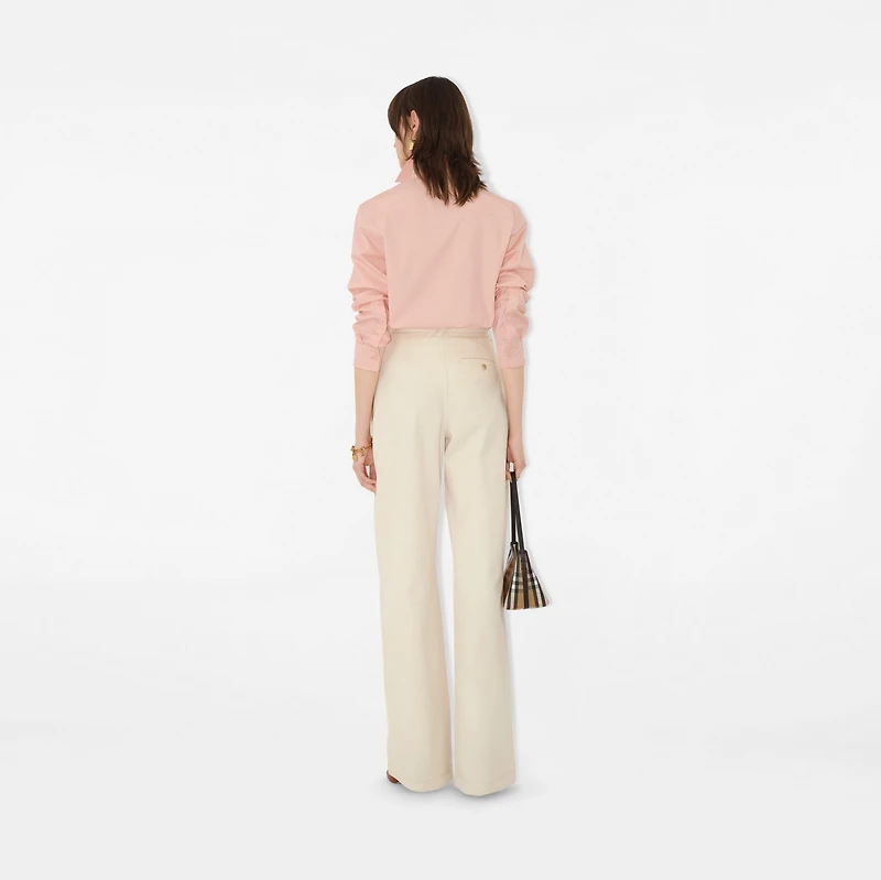 Regular Fit Cotton Poplin Shirt in Flora - Women | Burberry® Official