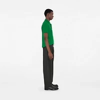 Cotton Polo Shirt in Leaf green - Men | Burberry® Official