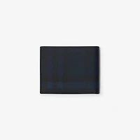 Check Slim Bifold Wallet​ in Navy - Men | Burberry® Official