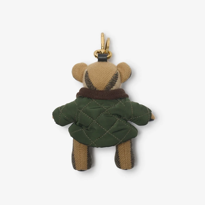 Thomas Bear Charm in Shale green - Women | Burberry® Official