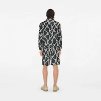 Knot Nylon Jacket in Magnet - Men | Burberry® Official