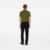 Cotton Polo Shirt in Olive green - Men | Burberry® Official