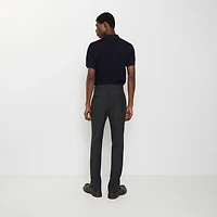 Wool Blend Tailored Trousers in Midnight grey melange - Men | Burberry® Official