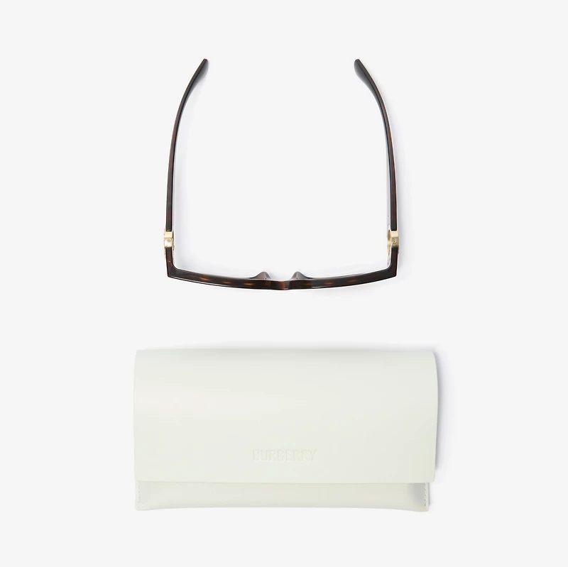 EKD Rectangular Sunglasses in Tortoiseshell - Women | Burberry® Official