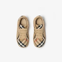 Check Sneakers in Sand beige - Children | Burberry® Official