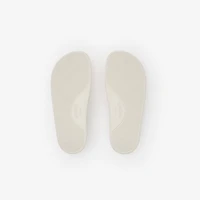 Logo Slides in Sandy beige/candyfloss pink - Women | Burberry® Official