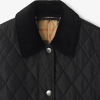 Quilted Nylon Jacket in Black/sand - Women | Burberry® Official