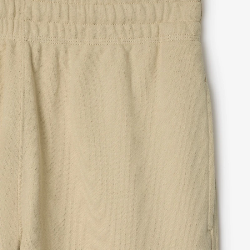 Check Label Cotton Jogging Pants in Nutmeg - Women | Burberry® Official