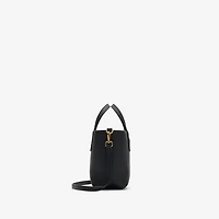 Mini Reversible Bloomsbury Tote​ in Black/calico beige - Women | Burberry® Official
