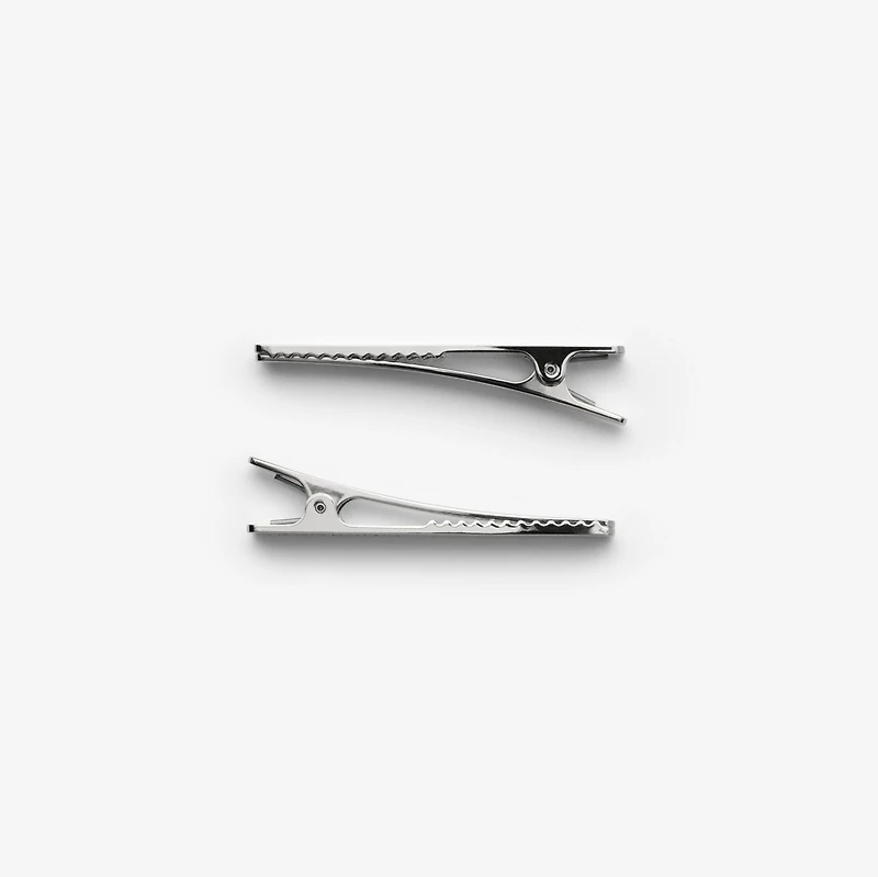 Logo Hair Clips in Palladio | Burberry® Official