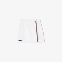Icon Stripe Stretch Cotton Skort in