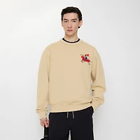 EKD Cotton Sweatshirt in Limestone beige - Men | Burberry® Official