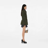 Quilted Nylon Jacket in Shale - Women, Cotton | Burberry® Official