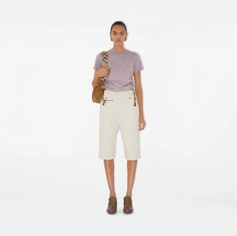 Festival Cotton T-shirt in Wisteria - Women | Burberry® Official