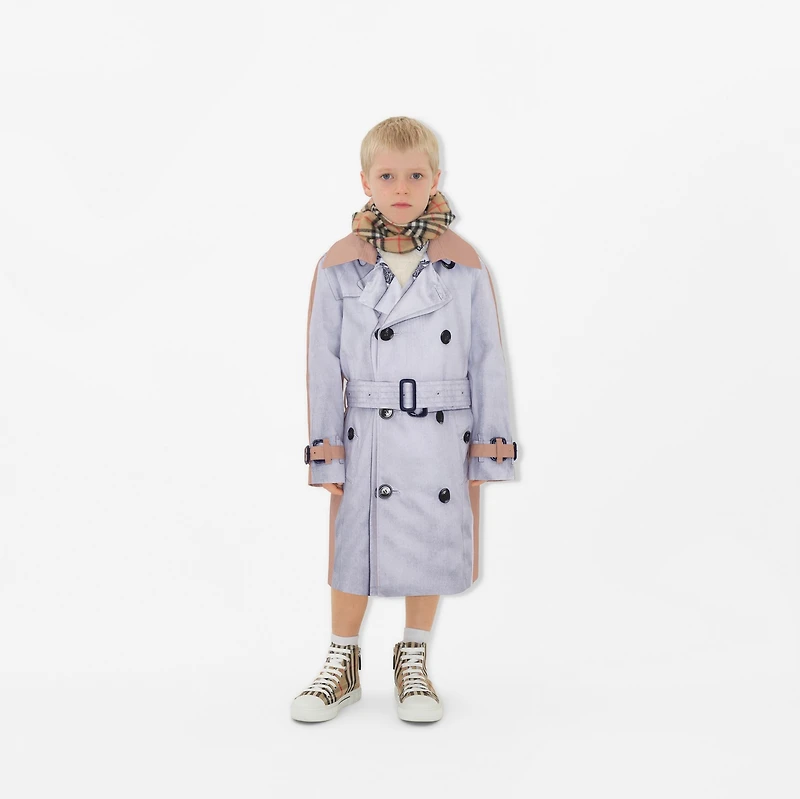 Check Cashmere Scarf in Archive beige - Children | Burberry® Official