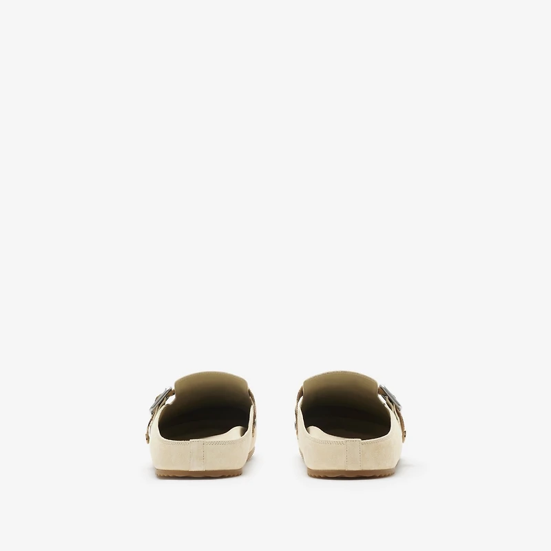 Suede Urchin Clogs in Bake - Men | Burberry® Official