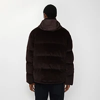 Corduroy Snowdon Puffer Jacket in Clove brown - Men, Nylon | Burberry® Official