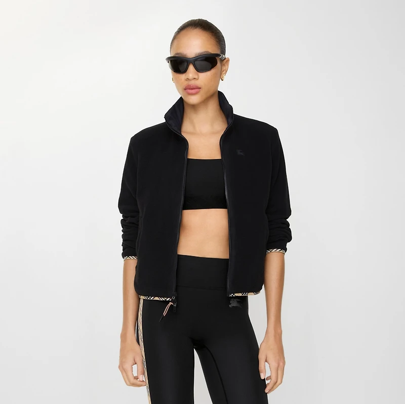 Reversible Stretch Nylon Jacket in Black - Women | Burberry® Official