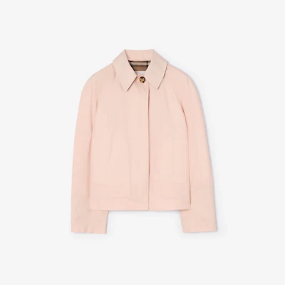 Tropical Gabardine Tickhill Trench Jacket in Compact pink - Women | Burberry® Official