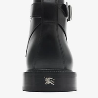 Leather Manor Jodhpur Boots in Black - Men | Burberry® Official