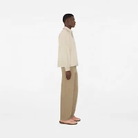 Cotton Trousers in Quill - Men | Burberry® Official
