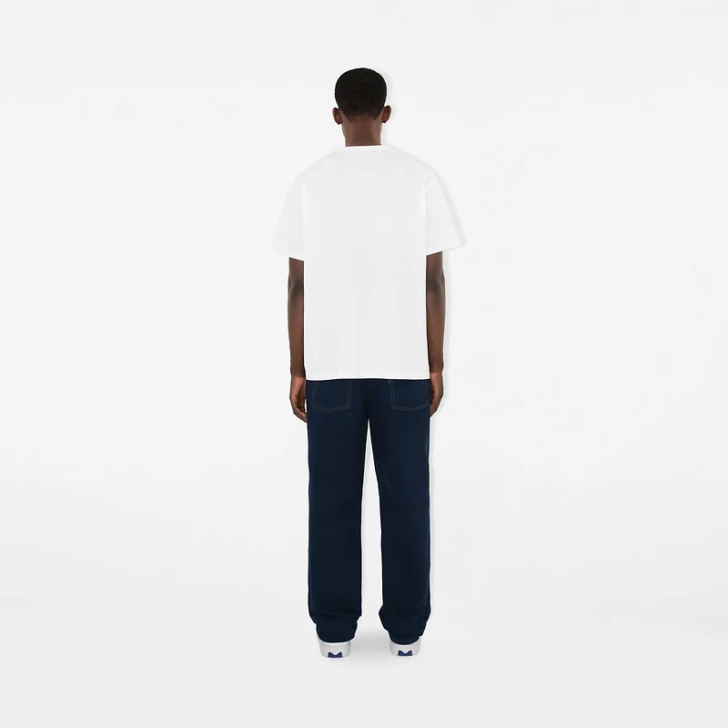 Logo Cotton T-shirt in White