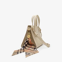 Mini Cotswolds Tote in Soap beige - Women, Leather | Burberry® Official