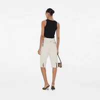 Festival Cotton Blend Tank Top in Black - Women | Burberry® Official