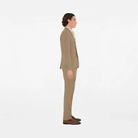 Wool Tailored Jacket in Puddle - Men | Burberry® Official