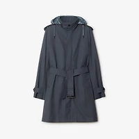 Mid-length Cotton Trench Coat in Magnet - Men | Burberry® Official