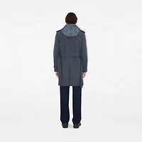 Mid-length Cotton Trench Coat in Magnet - Men | Burberry® Official
