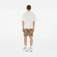 Check Shorts in Sand - Men, Nylon | Burberry® Official