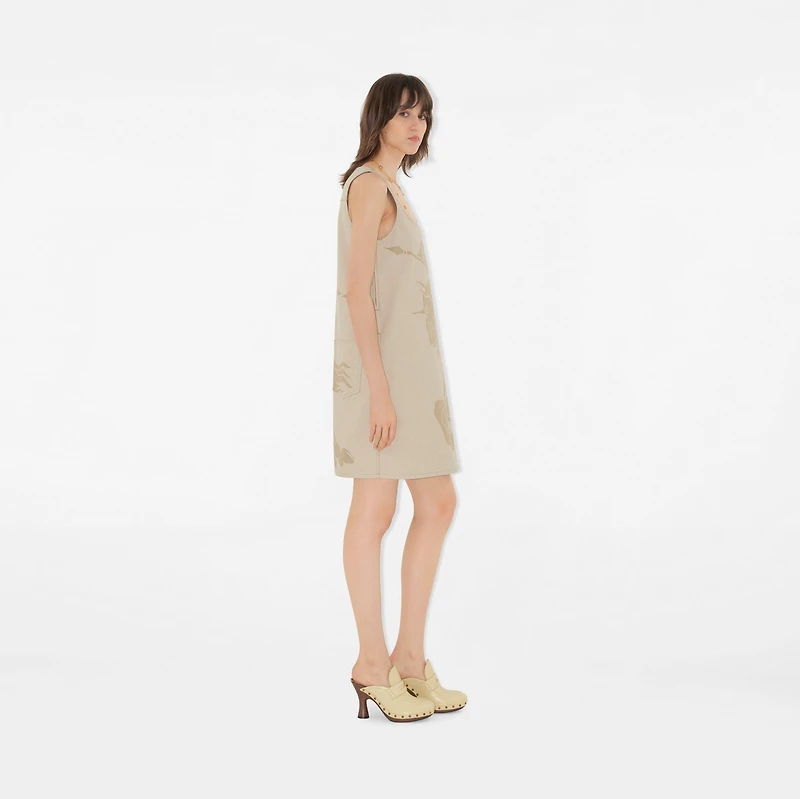 EKD Denim Dress in Rubble - Women, Cotton | Burberry® Official