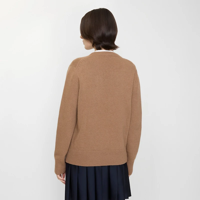 EKD Wool Cashmere Sweater in Camel - Women | Burberry® Official