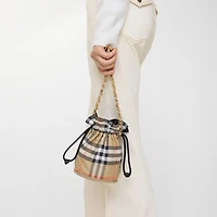 Horseshoe Chain Pouch in Black - Women | Burberry® Official