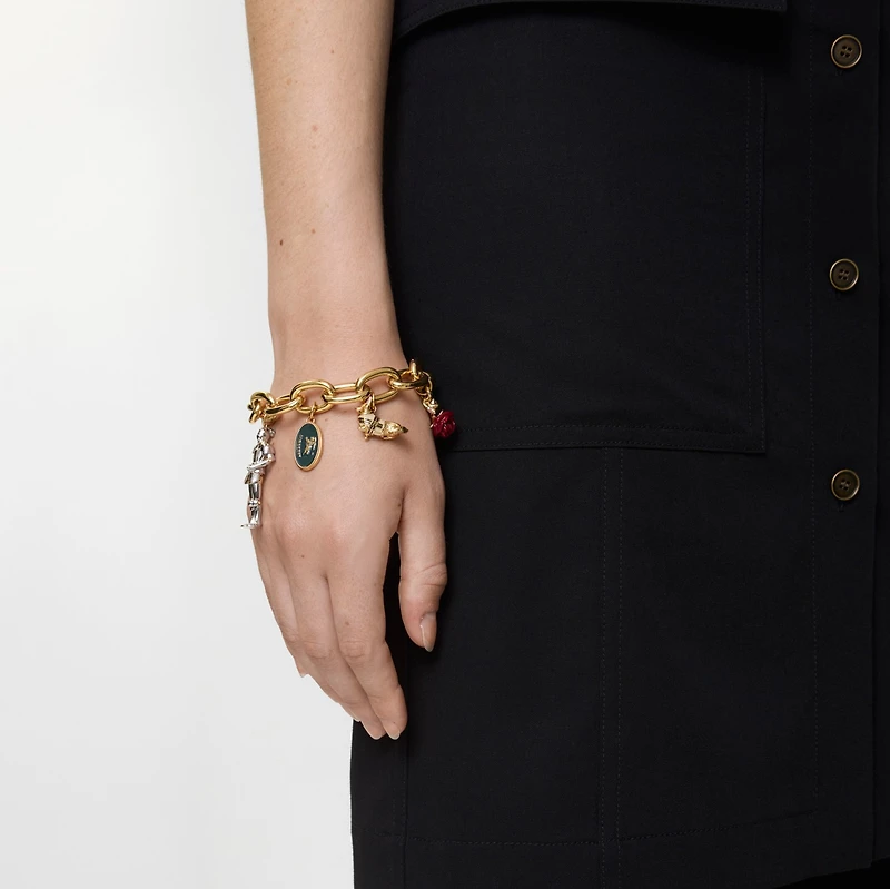 Charm Bracelet in Gold/multicolour - Women | Burberry® Official