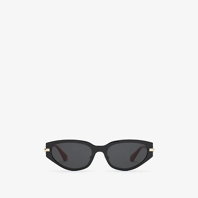 EKD Metal Cat-eye Sunglasses in Black - Women | Burberry® Official