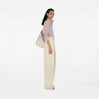 Regular Fit Striped Cotton Canvas Shirt in Bouquet - Women | Burberry® Official