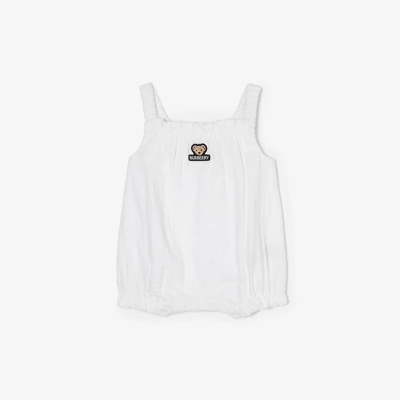 Cotton Two-piece Baby Gift Set in White - Children | Burberry® Official