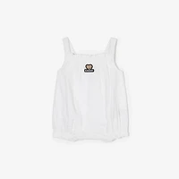 Cotton Two-piece Baby Gift Set in White - Children | Burberry® Official