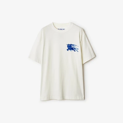 EKD Cotton T-shirt in Chalk - Men | Burberry® Official