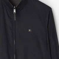 Reversible Cotton Harrington Jacket in Navy - Men | Burberry® Official