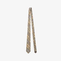 Check Silk Tie in Glade green - Men | Burberry® Official
